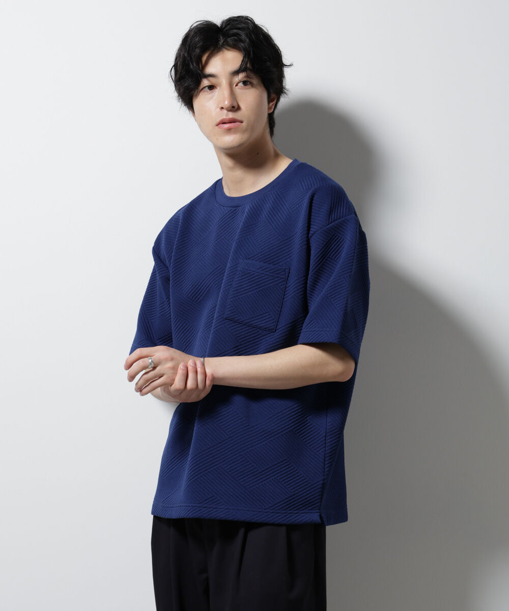 NANO universe「フクレジャガードポケットTシャツ」|Tシャツ・カットソー|