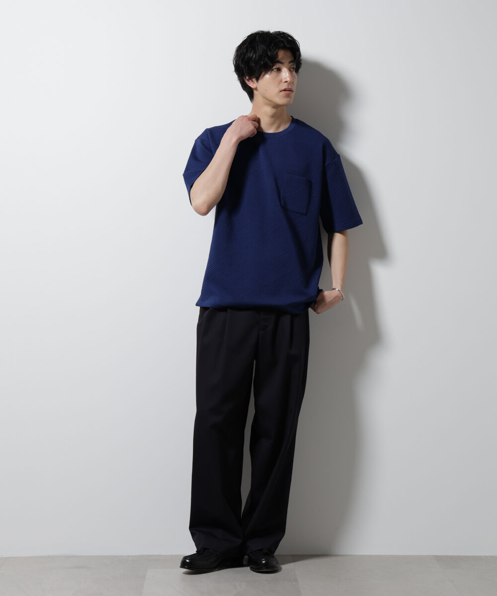 NANO universe「フクレジャガードポケットTシャツ」|Tシャツ・カットソー|