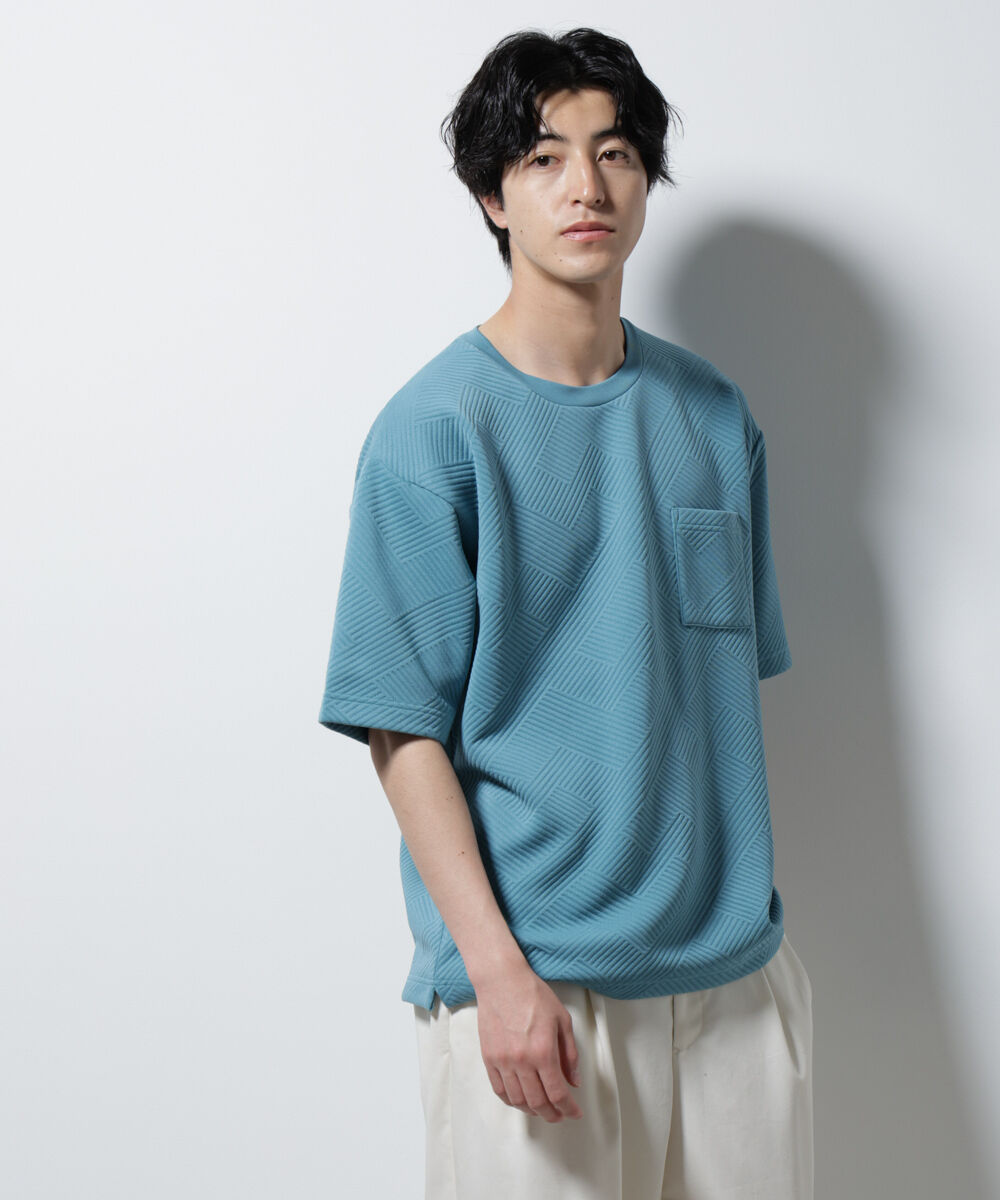 NANO universe「フクレジャガードポケットTシャツ」|Tシャツ・カットソー|