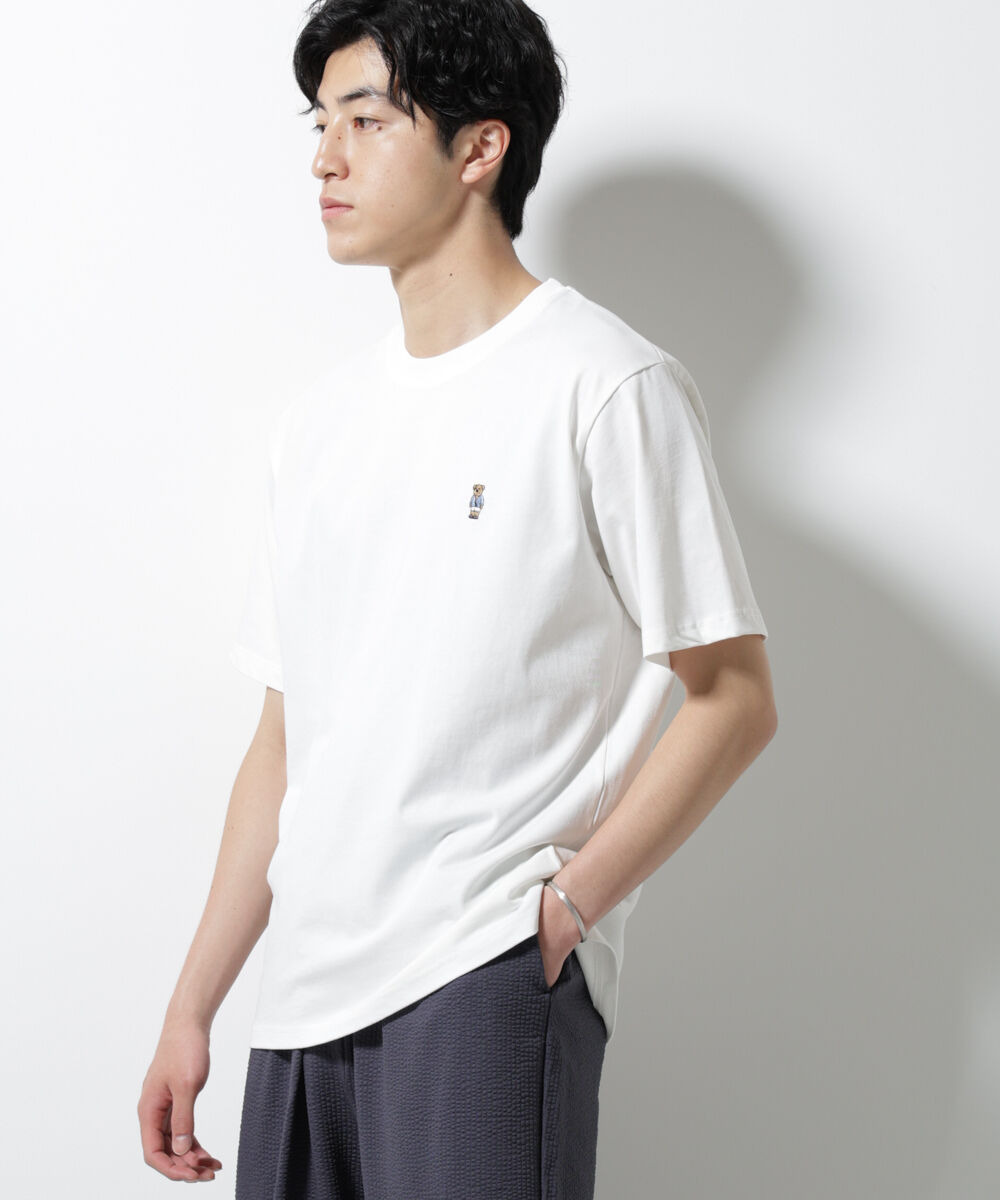 NANO universe「ナノベアTシャツ 半袖 夏服Ver.」|Tシャツ・カットソー|パターン1