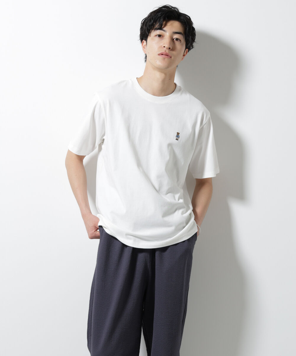 NANO universe「ナノベアTシャツ 半袖 夏服Ver.」|Tシャツ・カットソー|