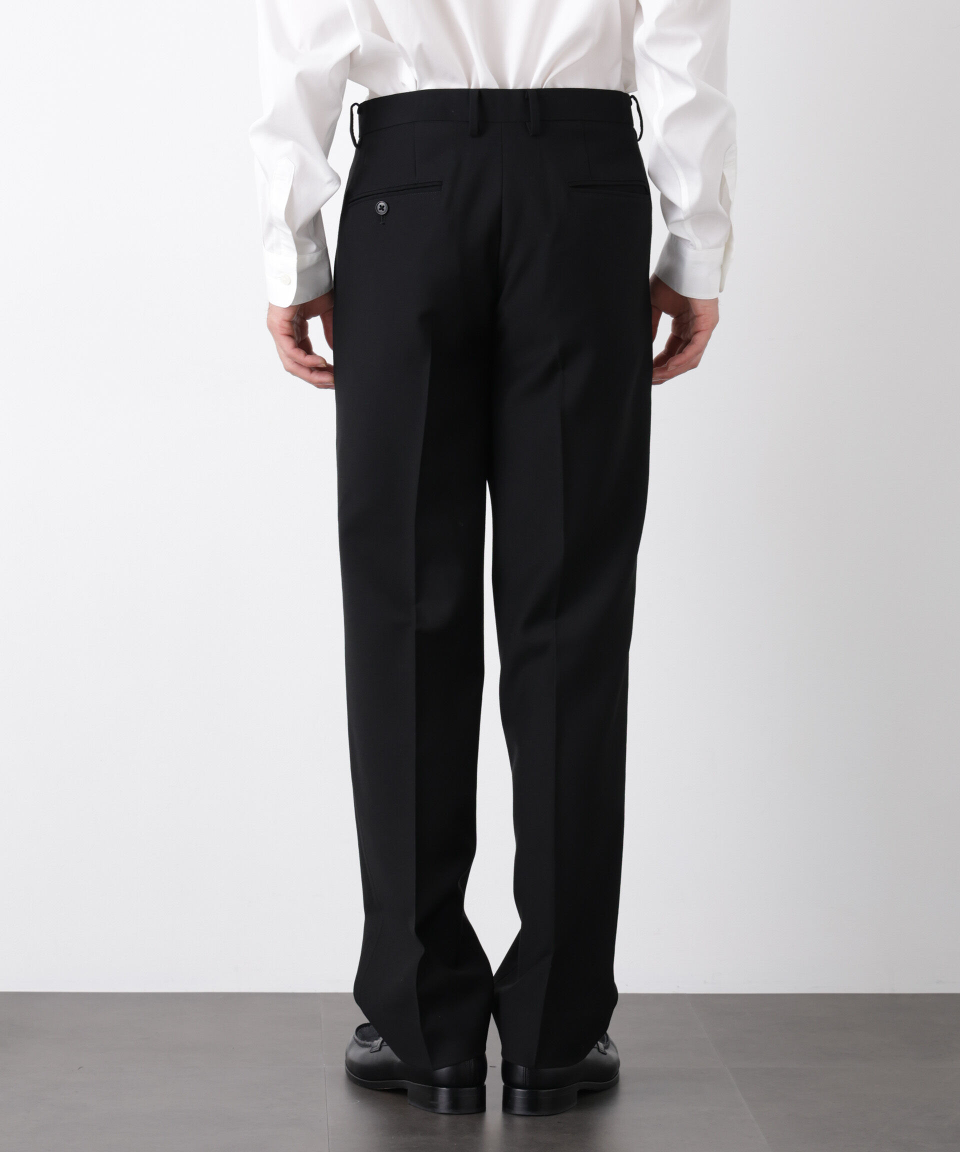 nano･universe「｢Damerino Formal｣ ﾌﾞﾗｯｸﾌｫｰﾏﾙｵｰﾙｼｰｽﾞﾝﾊﾟﾝﾂ(ｾｯﾄ  」|スーツ|