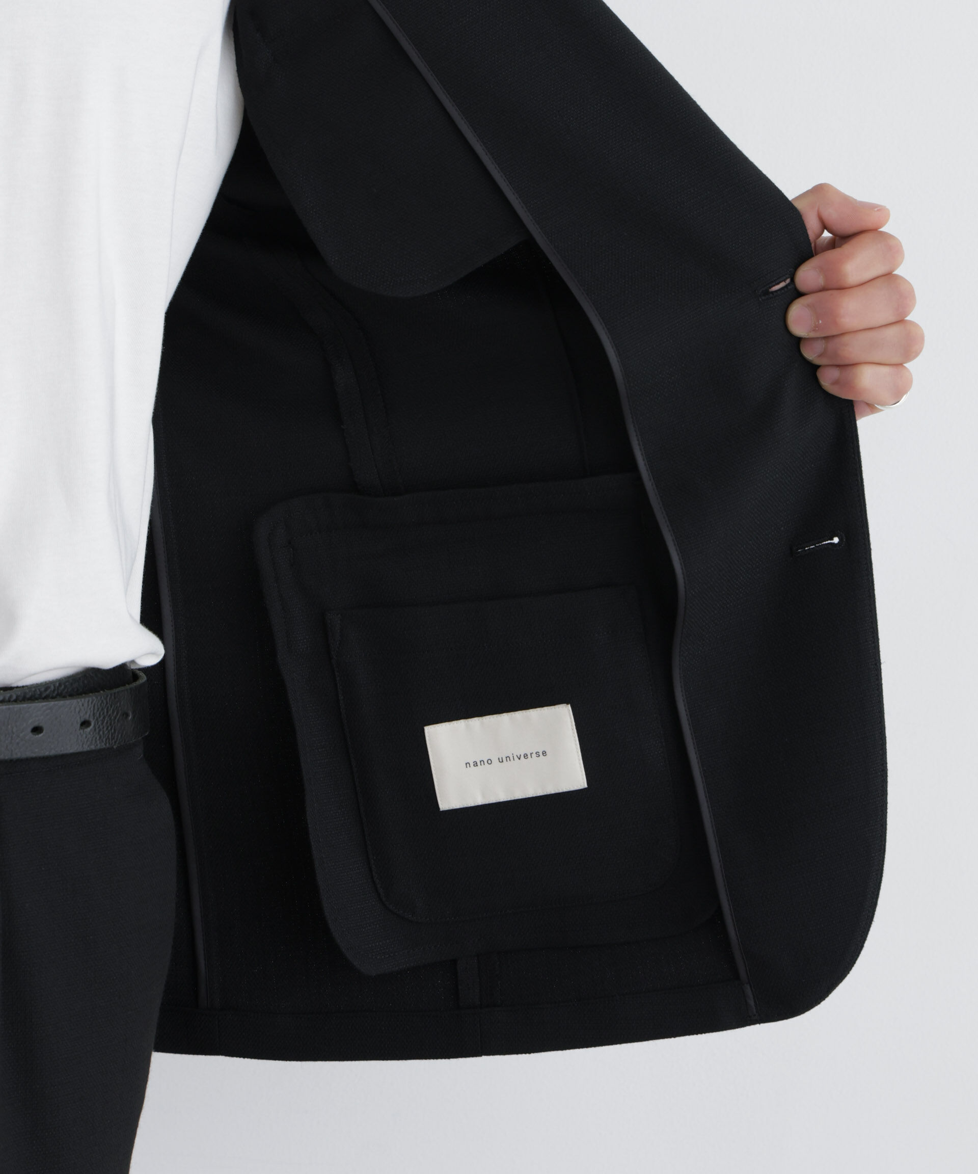 NANO universe「｢Damerino｣ T/Rスラブストレッチセットアップ/WASHABLE」|スーツ|
