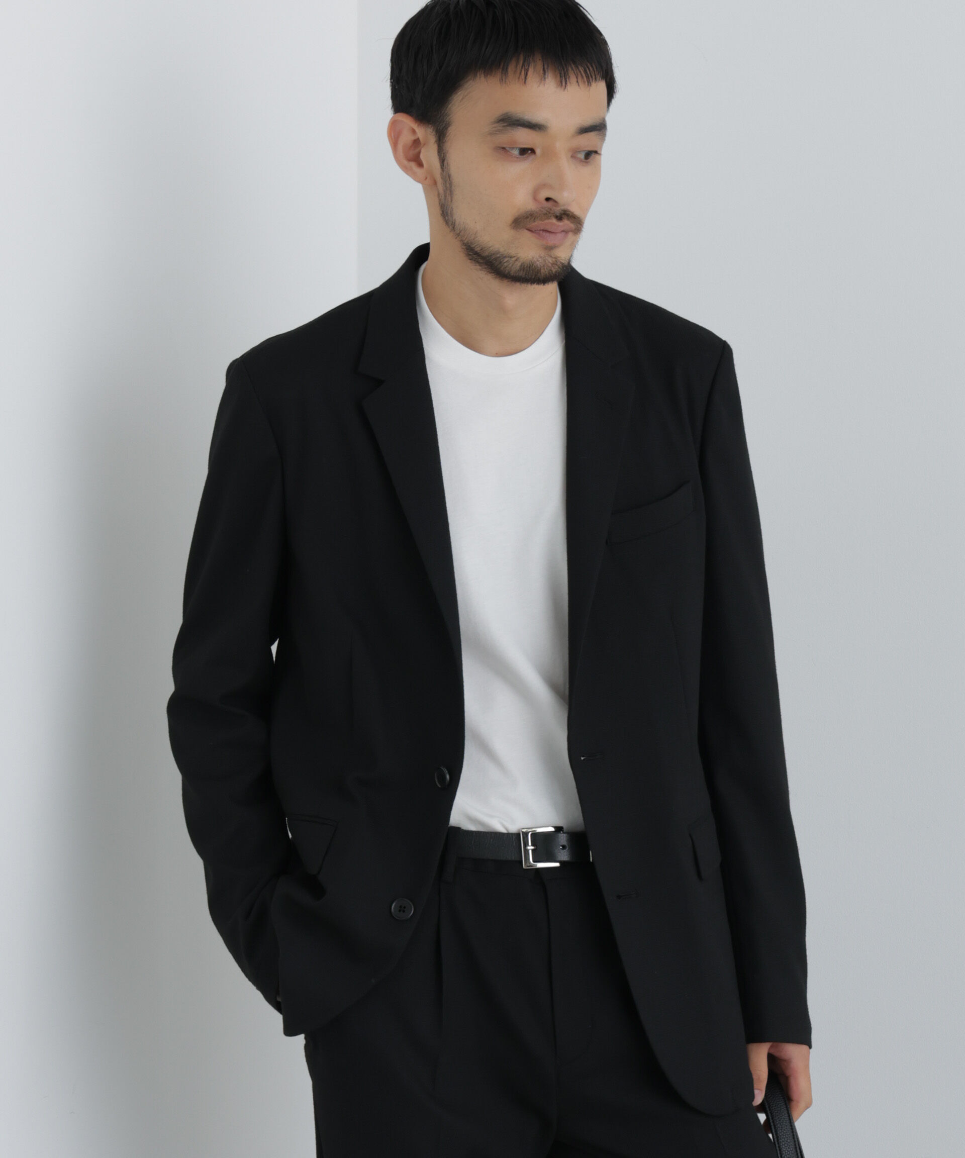 NANO universe「｢Damerino｣ T/Rスラブストレッチセットアップ/WASHABLE」|スーツ|