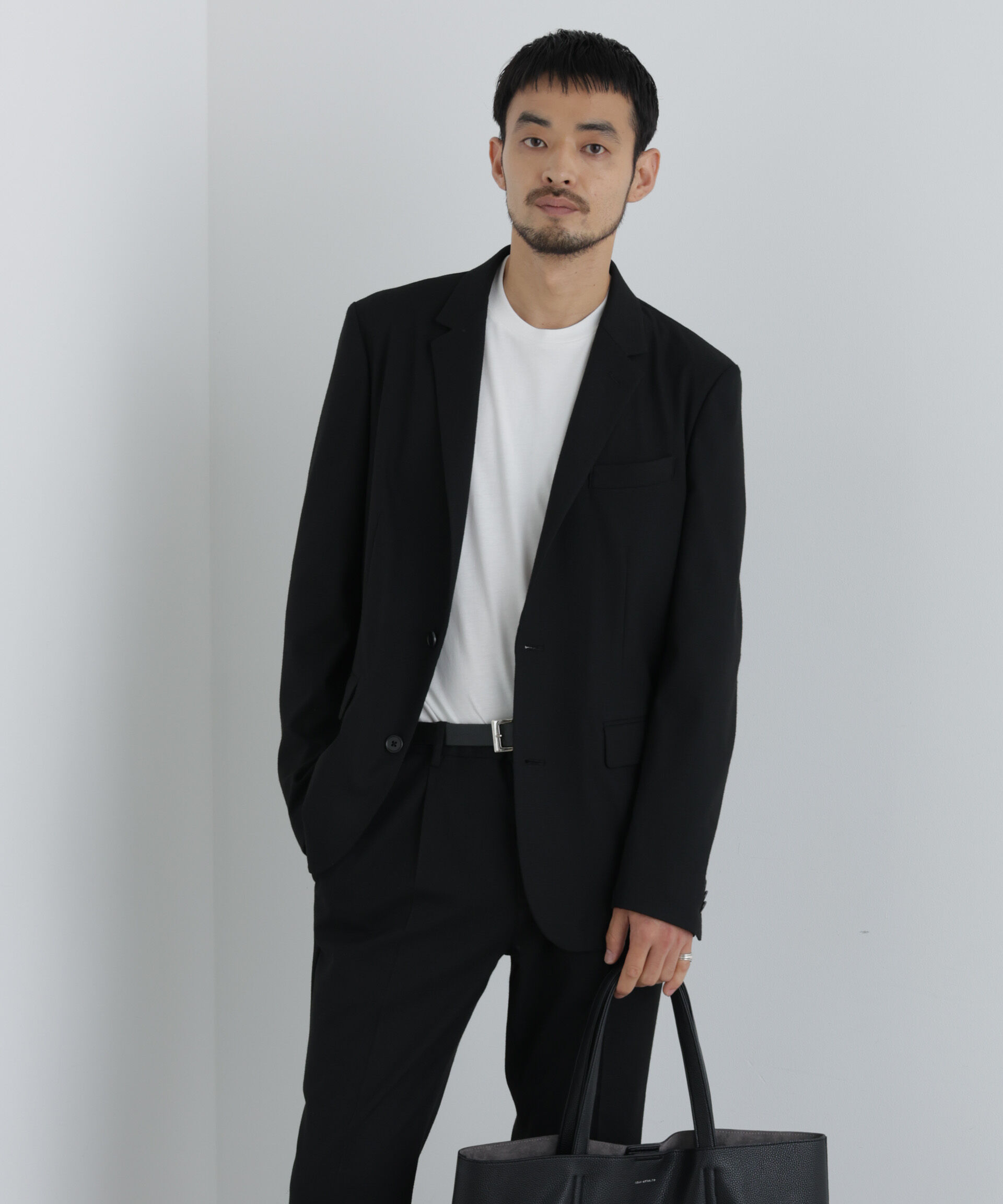 NANO universe「｢Damerino｣ T/Rスラブストレッチセットアップ/WASHABLE」|スーツ|