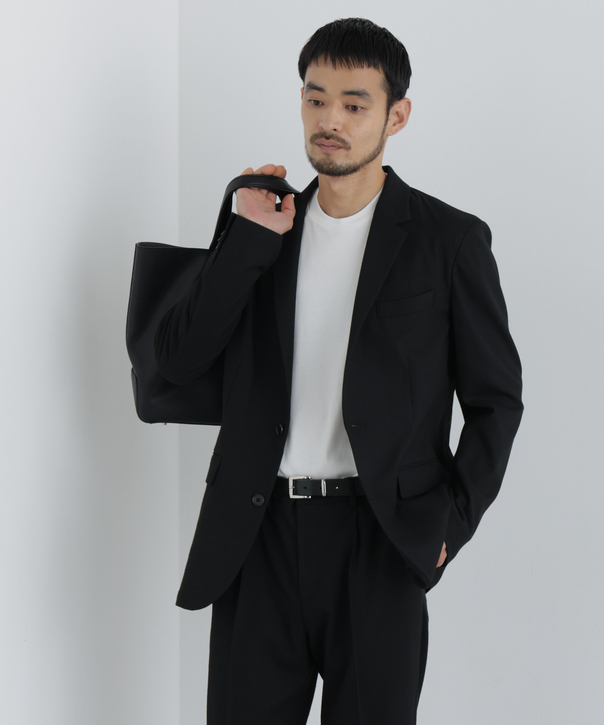NANO universe「｢Damerino｣ T/Rスラブストレッチセットアップ/WASHABLE」|スーツ|