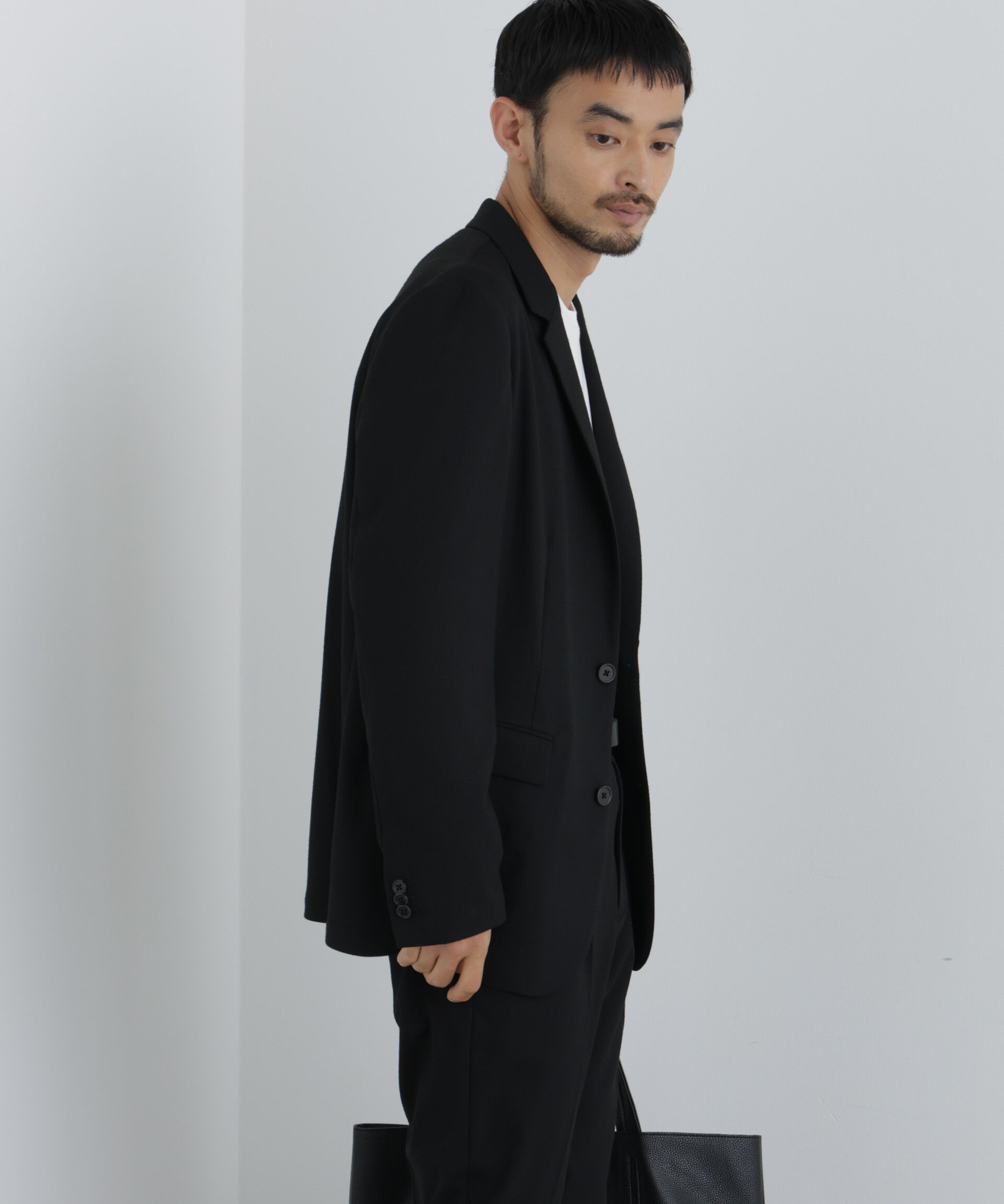 NANO universe「｢Damerino｣ T/Rスラブストレッチセットアップ/WASHABLE」|スーツ|