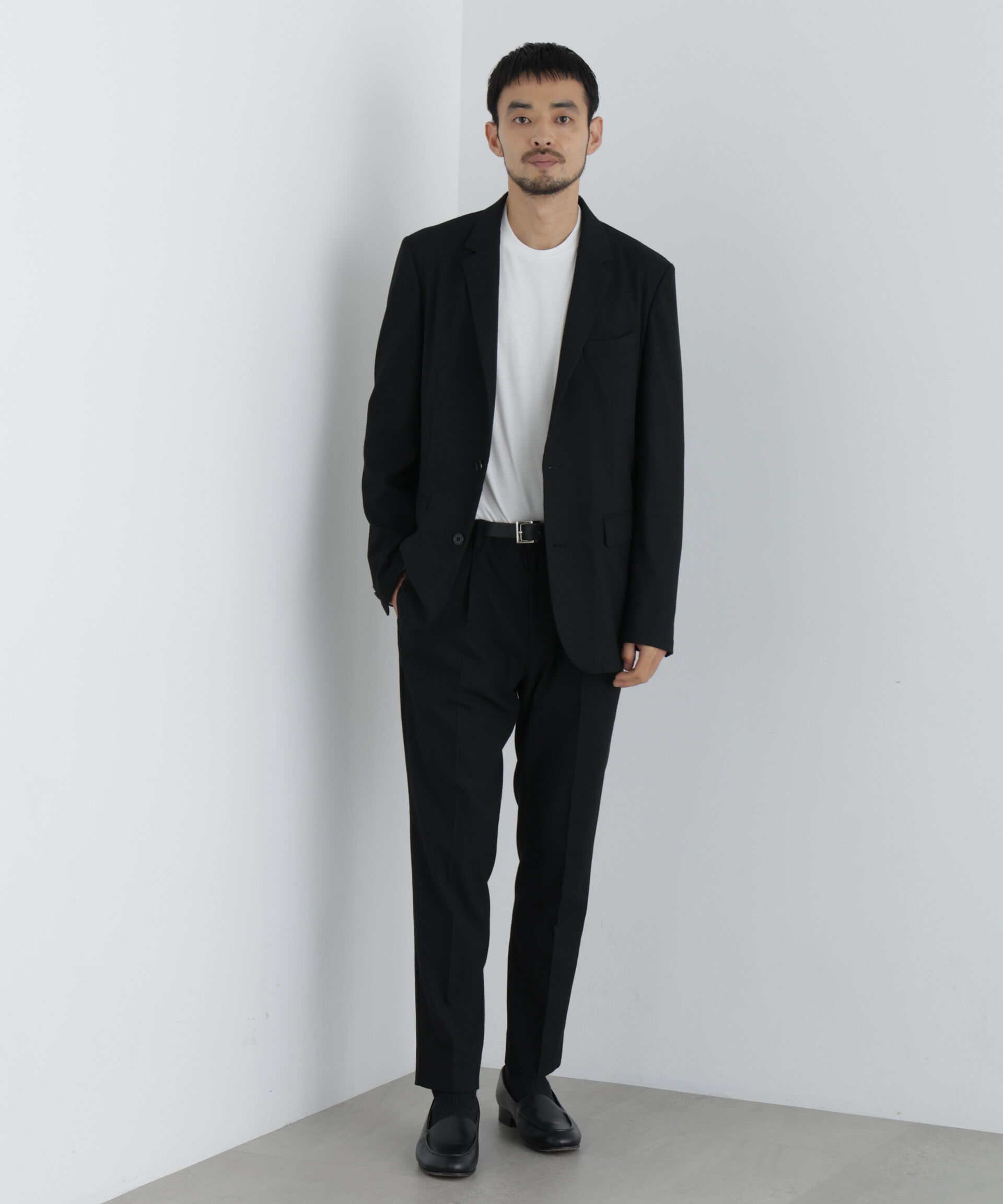NANO universe「｢Damerino｣ T/Rスラブストレッチセットアップ/WASHABLE」|スーツ|