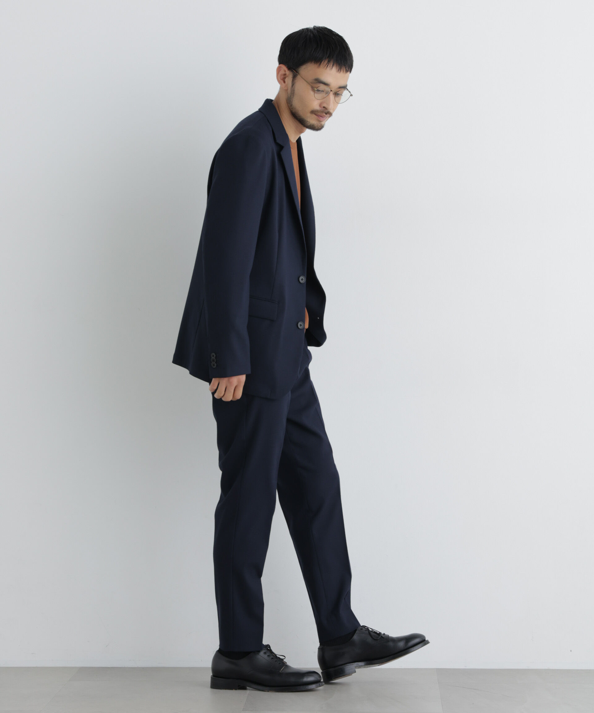 NANO universe「｢Damerino｣ T/Rスラブストレッチセットアップ/WASHABLE」|スーツ|