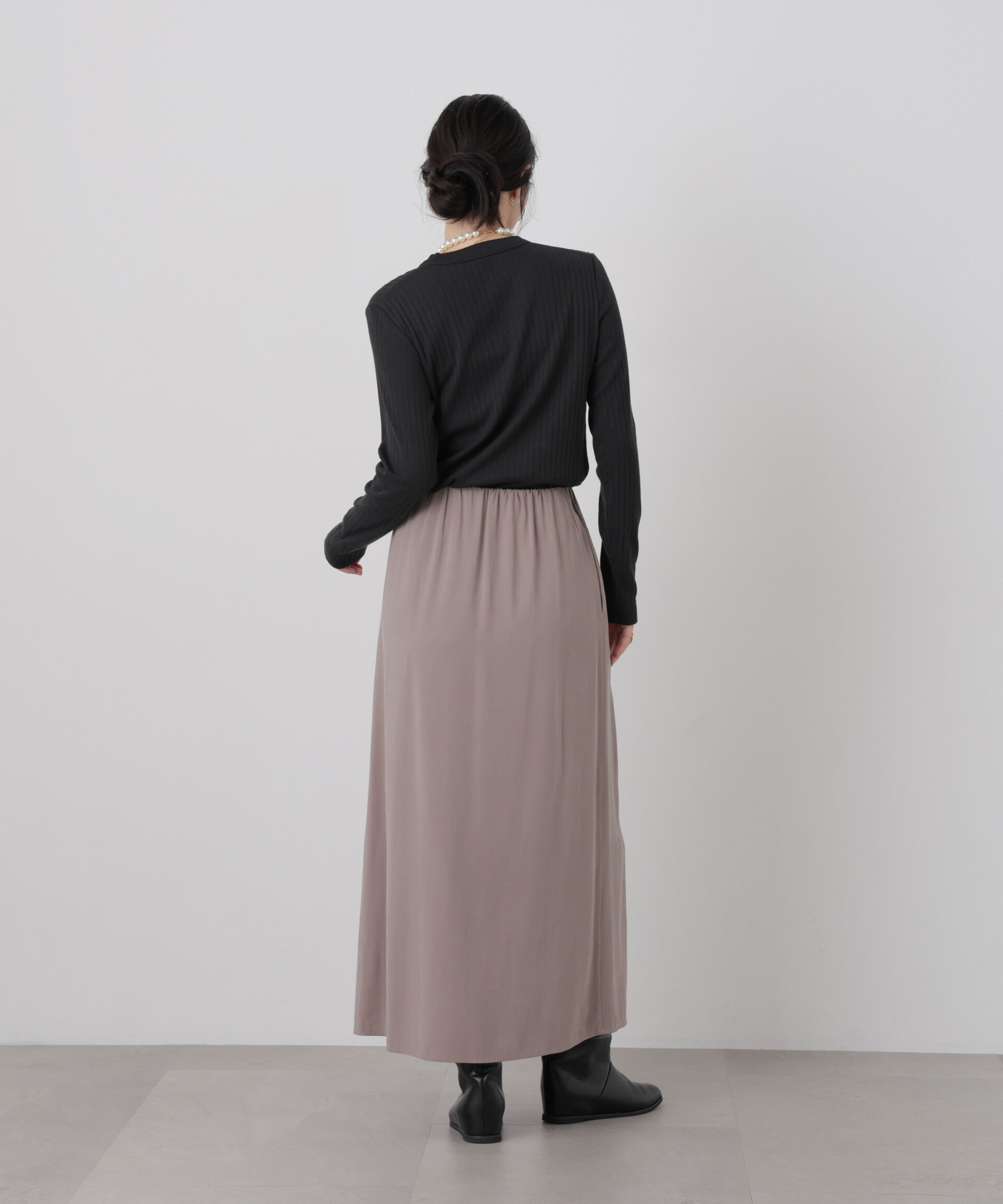 NANO universe「Anti Soaked(R) 汗染み防止リブロンT」|Tシャツ・カットソー|