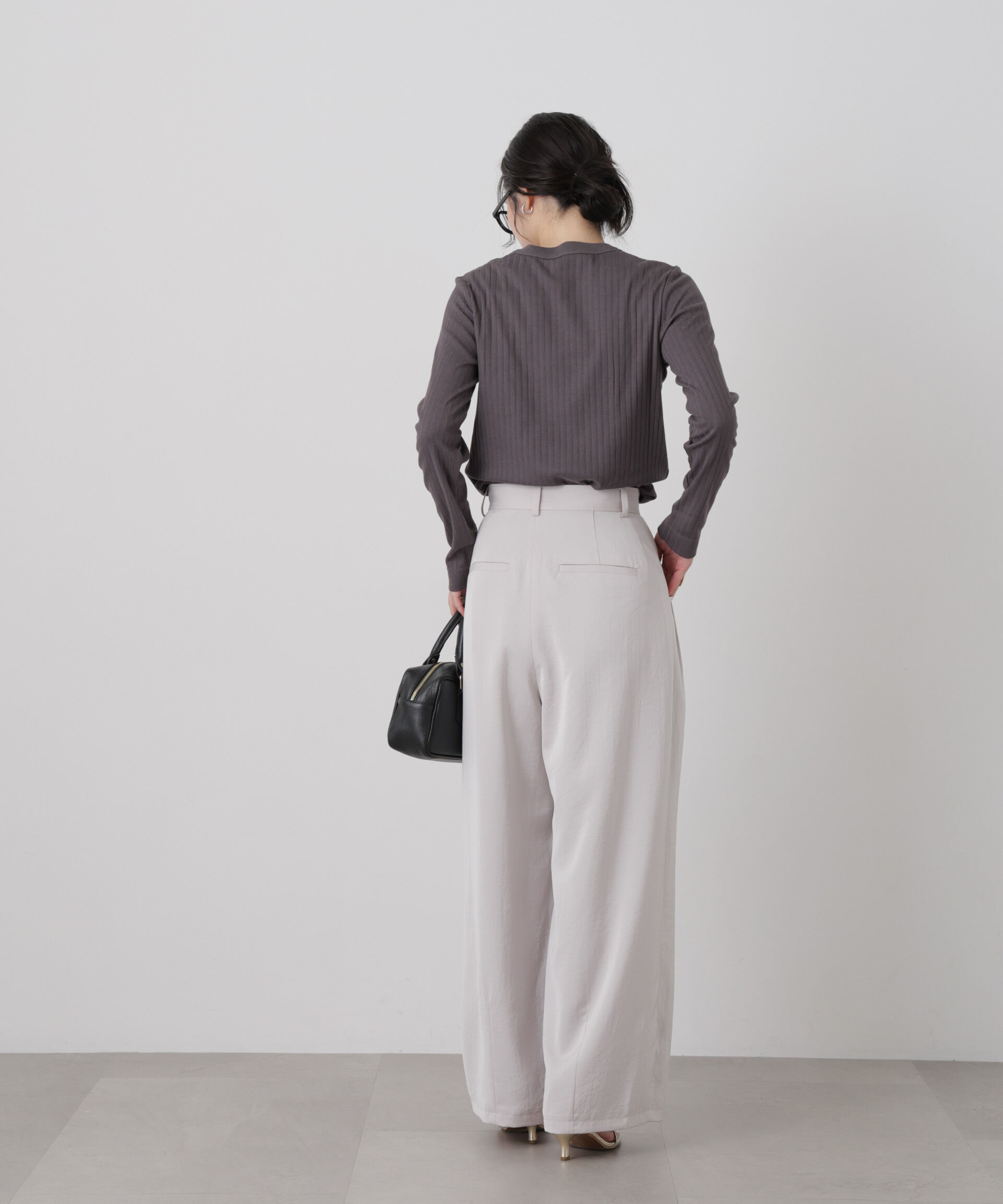 NANO universe「Anti Soaked(R) 汗染み防止リブロンT」|Tシャツ・カットソー|