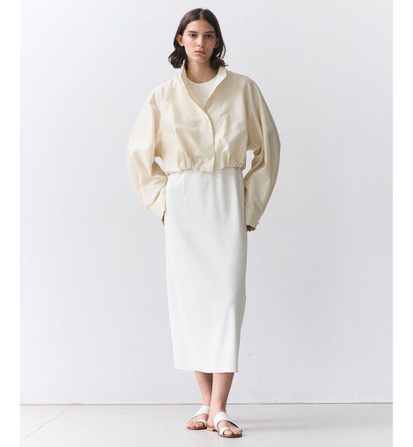 BEIGE,「【Oggi掲載】LABRADO / ダーツニット ロングワンピース」|ワンピース|