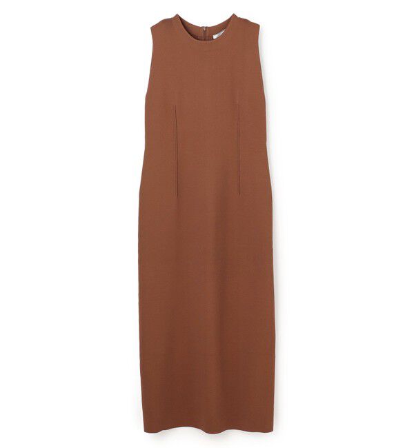 BEIGE,「【Oggi掲載】LABRADO / ダーツニット ロングワンピース」|ワンピース|