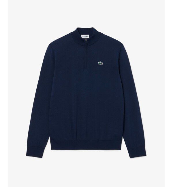 LACOSTE「ヒートレギュレーティングハーフジップゴルフニット」|ニット・セーター|