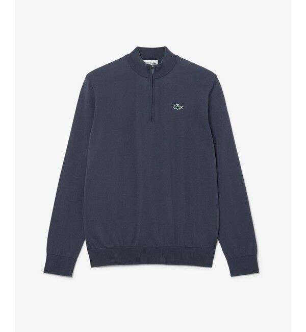 LACOSTE「ヒートレギュレーティングハーフジップゴルフニット」|ニット・セーター|