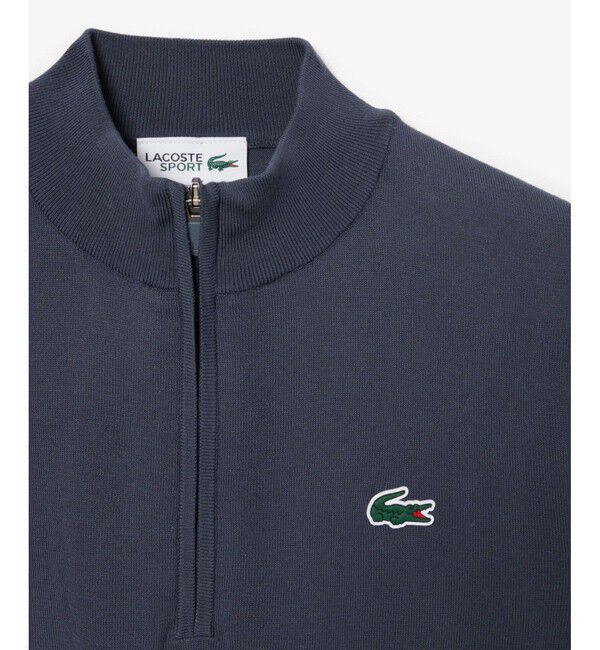 LACOSTE「ヒートレギュレーティングハーフジップゴルフニット」|ニット・セーター|