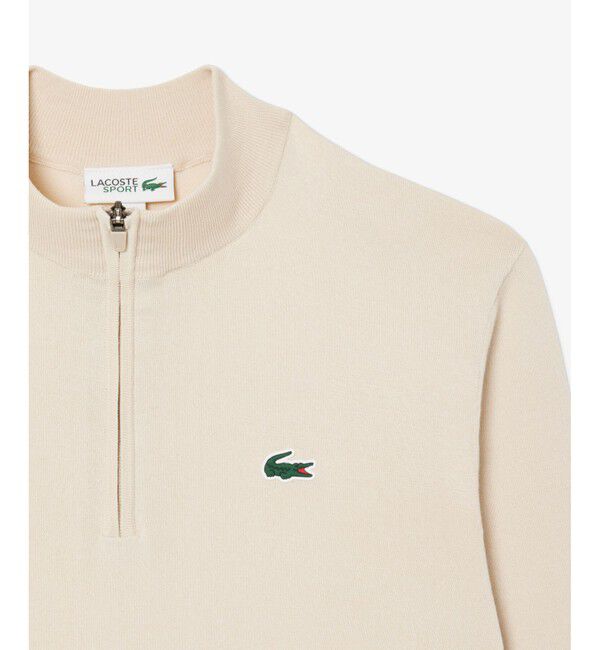 LACOSTE「ヒートレギュレーティングハーフジップゴルフニット」|ニット・セーター|