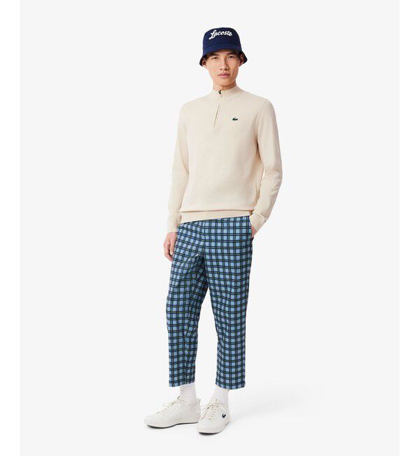 LACOSTE「ヒートレギュレーティングハーフジップゴルフニット」|ニット・セーター|