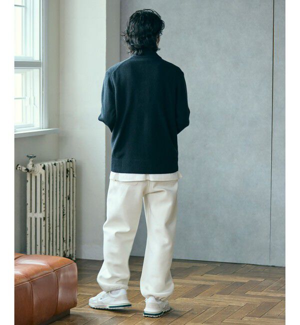 LACOSTE「ハイネックフルジップ ウールニットセーター / ドライバーズニット」|ニット・セーター|