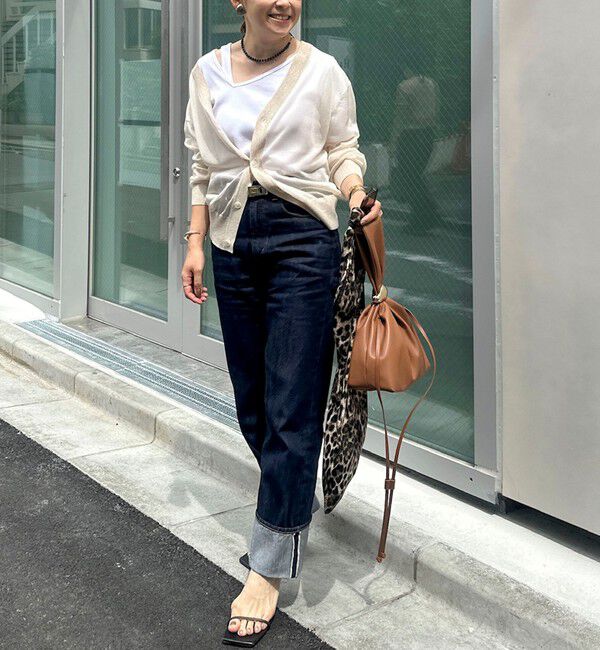 Rie Miller「【RM denim】45th limited editionﾛｰﾙｱｯﾌﾟｽﾄﾚｰﾄﾃﾞﾆﾑ(ｾﾙﾋﾞｯﾁ)」|デニム|