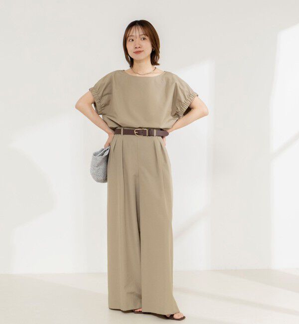 NOLLEY'S「【新色追加/一部WEB限定サイズあり】ウォッシャブルエクセルテックタンブラー2タックワイドパンツ」|その他|