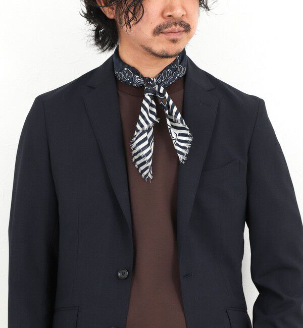 NOLLEY'S goodman「《HERNO》PAISLEY PRINT SCARF ペイズリープリント コットンスカーフ 26SS」|バンダナ・スカーフ|