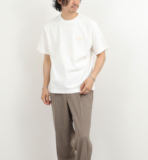 NOLLEY'S goodman「クジラアップリケTシャツ 26SS」|Tシャツ・カットソー|