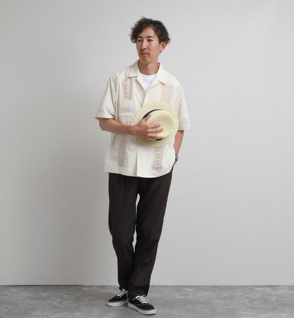NOLLEY'S goodman「クジラ刺繍 キューバシャツ 26SS」|シャツ・ブラウス|