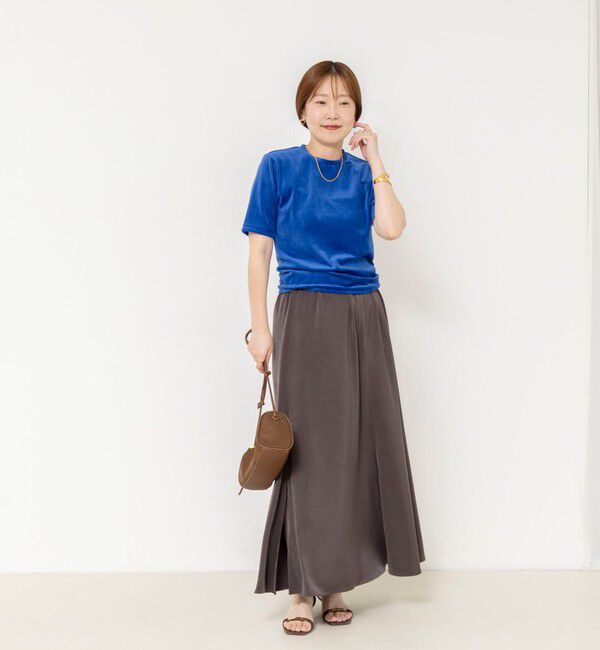 NOLLEY'S sophi「【PROTAGONISTA/プロタゴニスタ】ベロアＴ」|Tシャツ・カットソー|