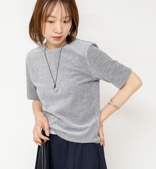 NOLLEY'S sophi「【PROTAGONISTA/プロタゴニスタ】ベロアＴ」|Tシャツ・カットソー|
