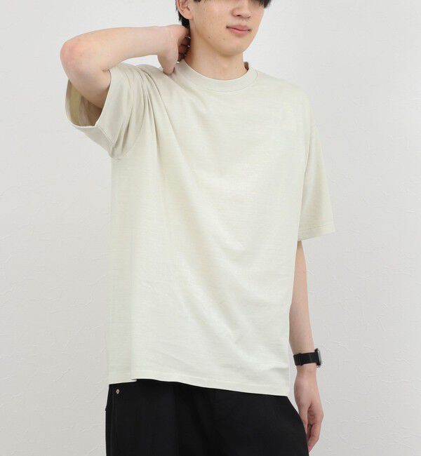 NOLLEY'S goodman「【BECシリーズ】《接触冷感/UVカット》PIGMENT DYE BIO WASH ピグメント染め オーバーサイズTシャツ」|Tシャツ・カットソー|