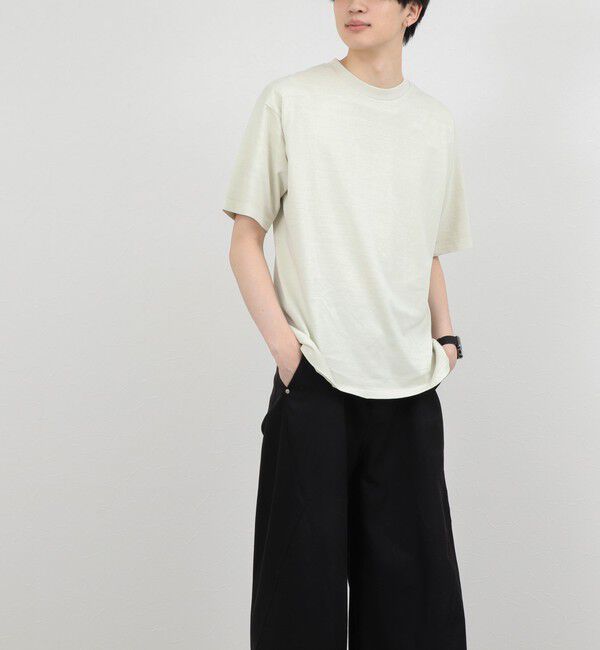 NOLLEY'S goodman「【BECシリーズ】《接触冷感/UVカット》PIGMENT DYE BIO WASH ピグメント染め オーバーサイズTシャツ」|Tシャツ・カットソー|