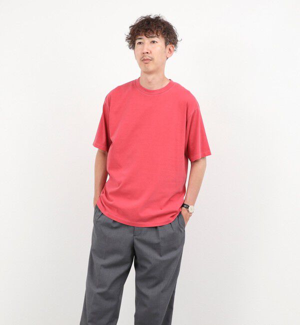 NOLLEY'S goodman「【BECシリーズ】《接触冷感/UVカット》PIGMENT DYE BIO WASH ピグメント染め オーバーサイズTシャツ」|Tシャツ・カットソー|