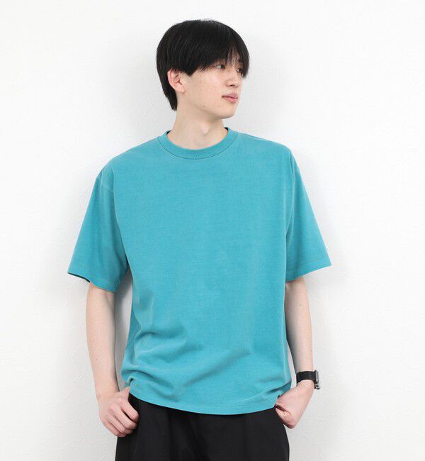 NOLLEY'S goodman「【BECシリーズ】《接触冷感/UVカット》PIGMENT DYE BIO WASH ピグメント染め オーバーサイズTシャツ」|Tシャツ・カットソー|