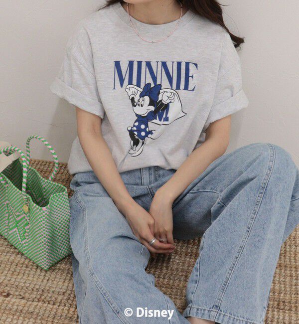 fredy emue「【GOOD ROCK SPEED/グッドロックスピード】MINNIE半袖Tシャツ」|Tシャツ・カットソー|ライトグレー