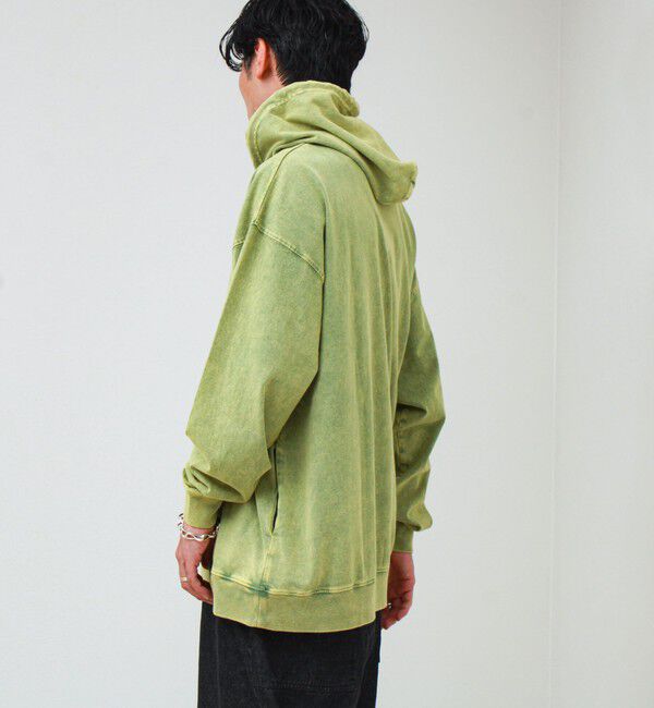 GLOSTER「【ロンT以上、パーカー未満】ケミカル加工 フードロンT」|パーカー|