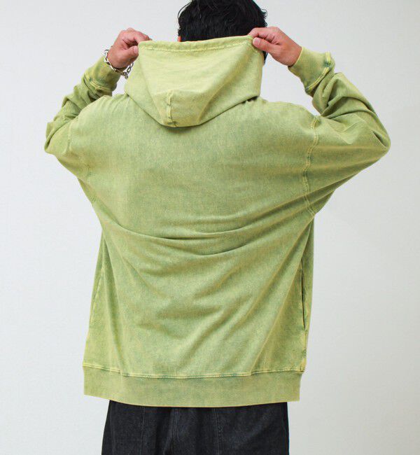 GLOSTER「【ロンT以上、パーカー未満】ケミカル加工 フードロンT」|パーカー|