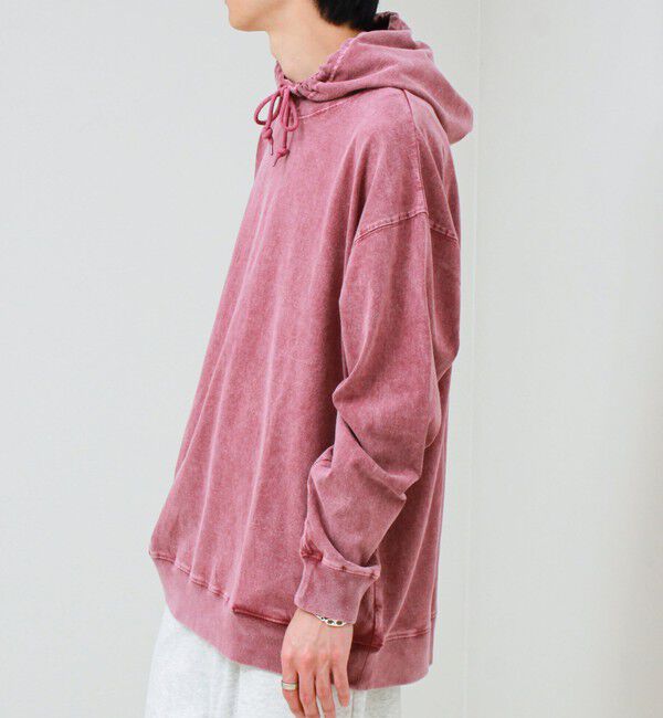 GLOSTER「【ロンT以上、パーカー未満】ケミカル加工 フードロンT」|パーカー|