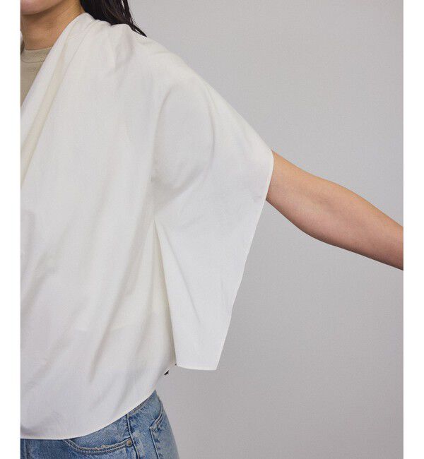 SALON adam et rope'「【SERA STUDIO（セーラスタジオ）】DRAPED SCARF TOP」|シャツ・ブラウス|