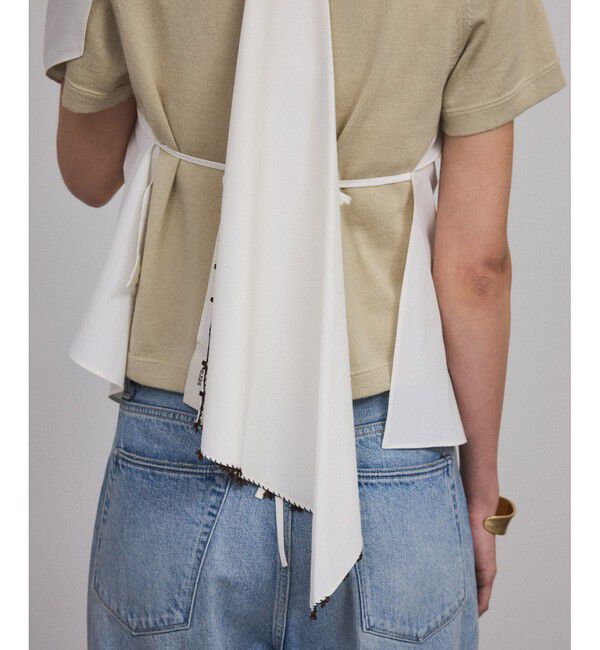 SALON adam et rope'「【SERA STUDIO（セーラスタジオ）】DRAPED SCARF TOP」|シャツ・ブラウス|
