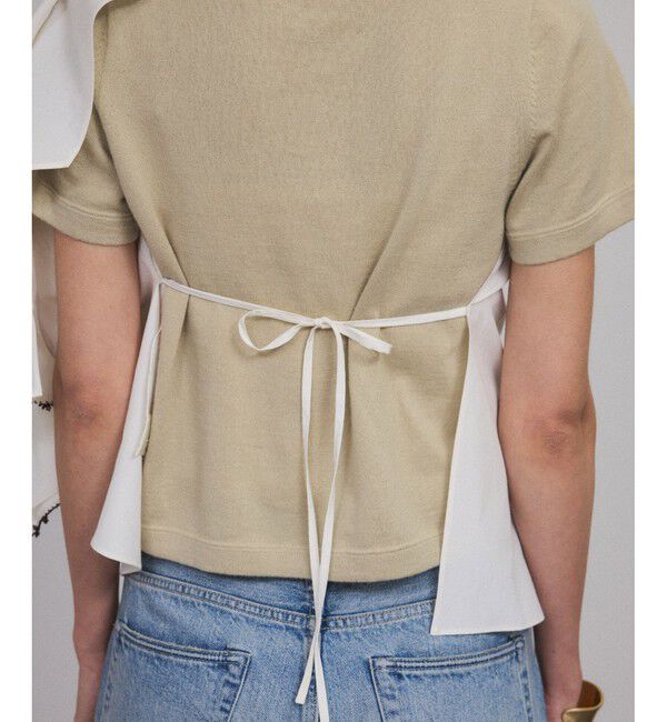 SALON adam et rope'「【SERA STUDIO（セーラスタジオ）】DRAPED SCARF TOP」|シャツ・ブラウス|