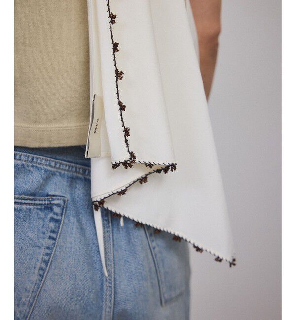 SALON adam et rope'「【SERA STUDIO（セーラスタジオ）】DRAPED SCARF TOP」|シャツ・ブラウス|