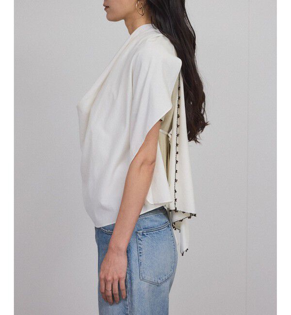 SALON adam et rope'「【SERA STUDIO（セーラスタジオ）】DRAPED SCARF TOP」|シャツ・ブラウス|
