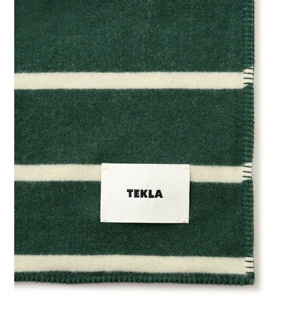 SALON adam et rope'「【J'aDoRe・店舗限定】【TEKLA（テクラ）】LAMBSWOOL BLANKETS (Stripes)」|ブランケット|