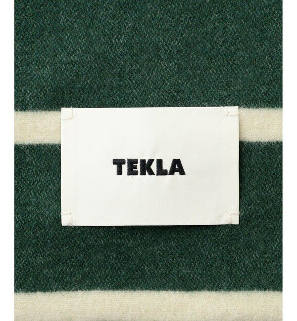SALON adam et rope'「【J'aDoRe・店舗限定】【TEKLA（テクラ）】LAMBSWOOL BLANKETS (Stripes)」|ブランケット|
