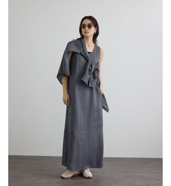 SALON adam et rope'「リネンオーバーシャツ / GENTLE LINEN」|シャツ・ブラウス|