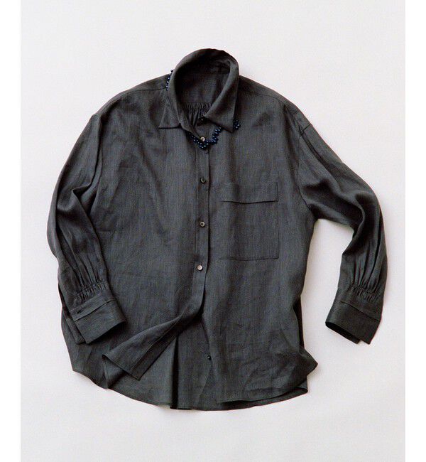 SALON adam et rope'「リネンオーバーシャツ / GENTLE LINEN」|シャツ・ブラウス|