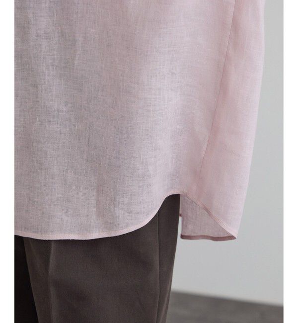 SALON adam et rope'「リネンオーバーシャツ / GENTLE LINEN」|シャツ・ブラウス|