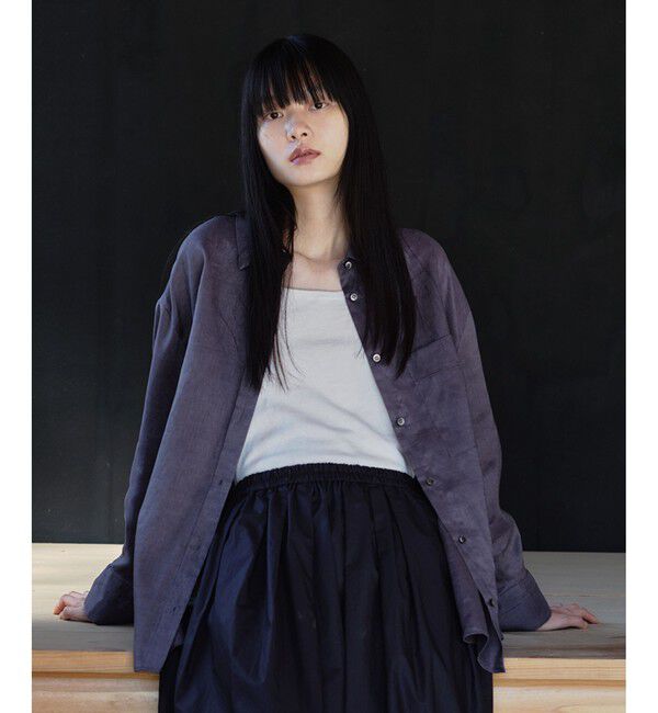 SALON adam et rope'「リネンオーバーシャツ / GENTLE LINEN」|シャツ・ブラウス|