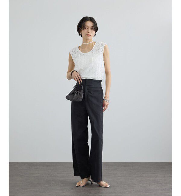 SALON adam et rope'「Cafissiチョーカー付きノースリーブプルオーバー / セットアップ対応」|その他|